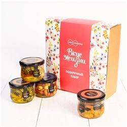Подарочный набор "Вкус Жизни" ореховое ассорти в меду, тыквенные семечки в меду