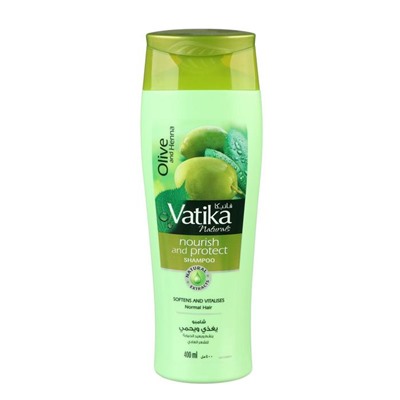 Шампунь для волос Dabur VATIKA Naturals Nourish & Protect питание и защита, 400 мл