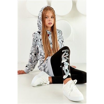 Платье д/дев CRAZY GETUP "Looney Tunes" AW21GJ0800 серый