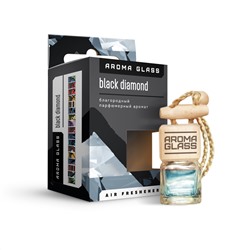 Ароматизатор-подвеска БУТЫЛОЧКА НА ШНУРОЧКЕ (5мл) Black Diamond Aroma Glass