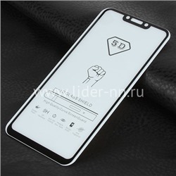 Защитное стекло на экран для Huawei Nova 3E 5-10D (без упаковки) черное