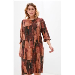 Платье М6701 цвет коричневый