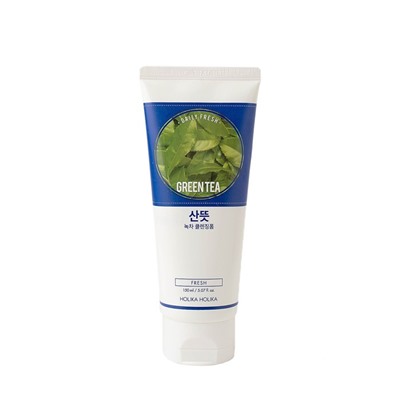 Очищающая пенка с зеленым чаем, матирующая Daily Fresh Green tea Cleansing Foam, 150 мл