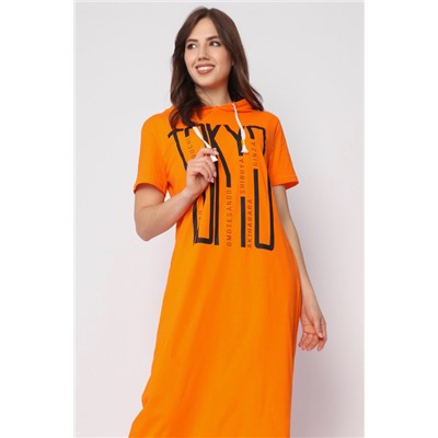 Платье "Спорт-шик", оранж