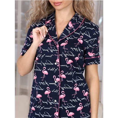 Пижама "Фламинго" с брюками (М-889)