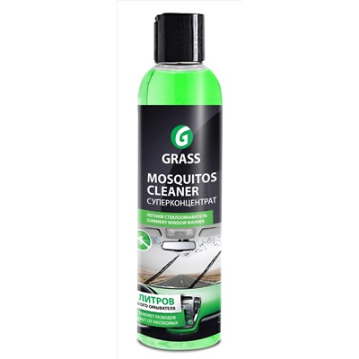 Жидкость омывателя  Mosquitos Cleaner 1:10 летняя суперконцентрат 250мл (флакон) GraSS