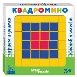 Развивающая игра из дерева "Квадромино"