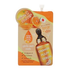 Mistine Осветляющая и омолаживающая капсулированная сыворотка для лица с витамином С / Orange Pulpy Serum, 8 мл