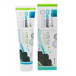 Hanil Зубная паста с серебром и бамбуковым углем / Whitening Bamboo Charcoal Toothpast, 180 мл