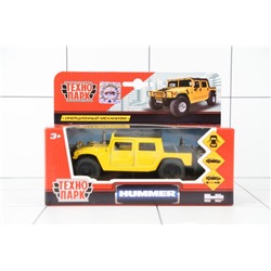 Машина металл HUMMER h1 ПИКАП, 12 см, двери, багаж., инерц., кор