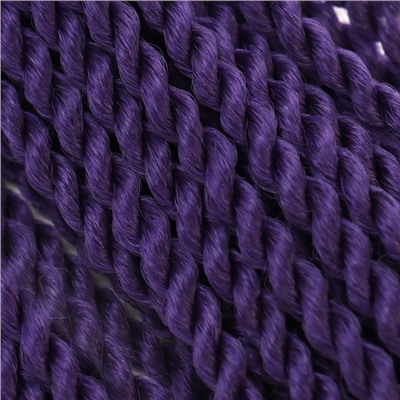 Сенегал твист, 55-60 см, 100 гр (CE), цвет фиолетовый(#Purple)