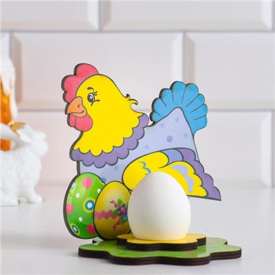 Подставка для яйца "Курица", фанера