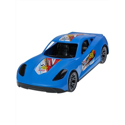 Машинка Turbo "V-MAX" голубая 40 см