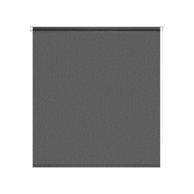 Рулонная штора «Меланж», 40х160 см, цвет серый графит