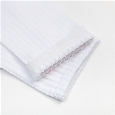 Носки женские MINAKU «Сердечки», цвет белый, размер 36-37 (23 см)