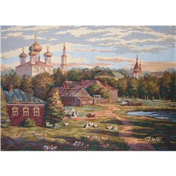 Картина "Московский дворик"