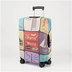 Чехол на чемодан 24", цвет разноцветный