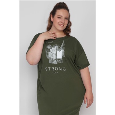 Платье "Strong", хаки