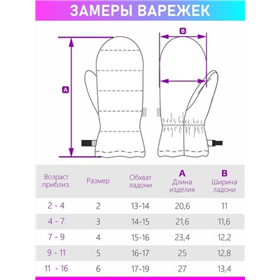 329093 NIKASTYLE Варежки