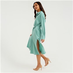 Платье женское MINAKU: Casual collection, цвет зелёный, размер 42