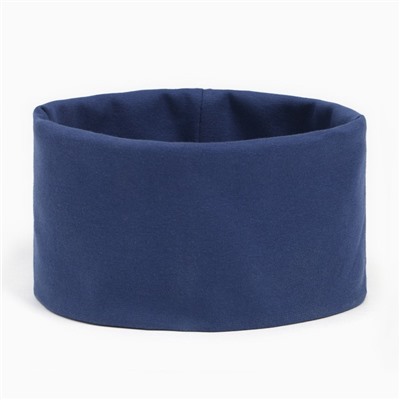 Комплект (шапка, снуд) для мальчика, цвет джинсовый, размер 52-54
