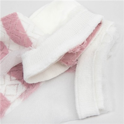 Носки женские стеклянные MINAKU цвет белый, размер 36-37 (23 см)