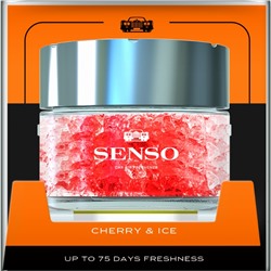 Ароматизатор гелевый SENSO Deluxe ICE (банка 50мл) Cherry  Ice кристаллы