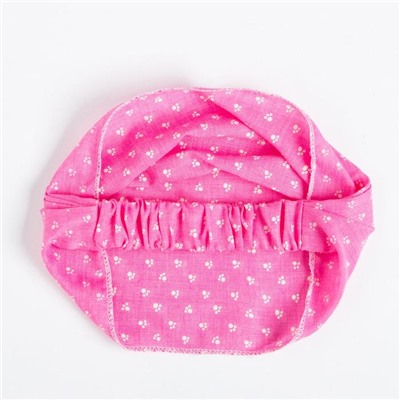 Косынка-повязка для девочки, цвет розовый, размер 44-48
