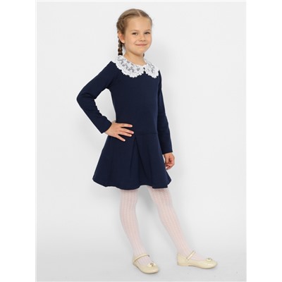CWJG 63612-41 Платье для девочки,темно-синий