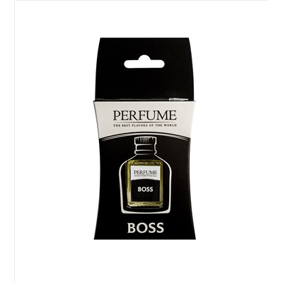 Ароматизатор-подвеска БУТЫЛОЧКА НА ШНУРОЧКЕ PERFUME (5мл) `Boss c пробником