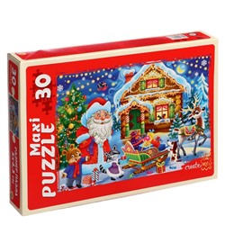 Макси-пазл "Дед Мороз с подарками" 30 элементов ПМ30-6973
