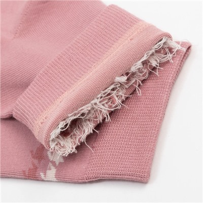 Носки женские MINAKU «Гусиные лапки», цвет розовый, размер 36-39 (23-25 см)