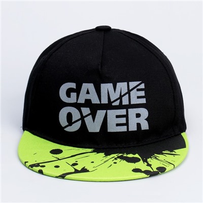 Кепка детская Game over, рр 54см