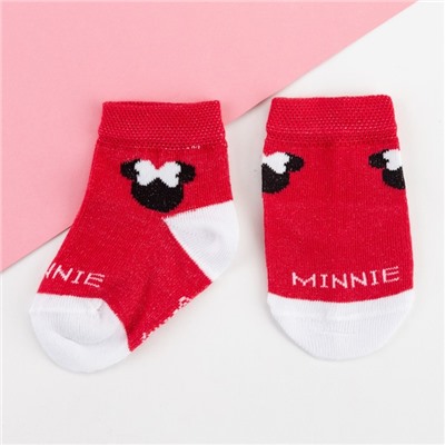 Набор носков "Minnie" Минни Маус, 2 пары, 6-8 см