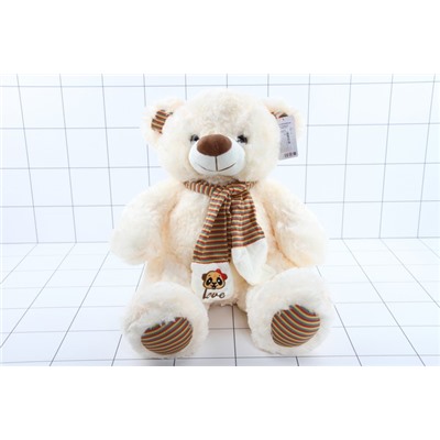 Медведь 2STM-010 с полосатым шарфом, 28x41x40 см