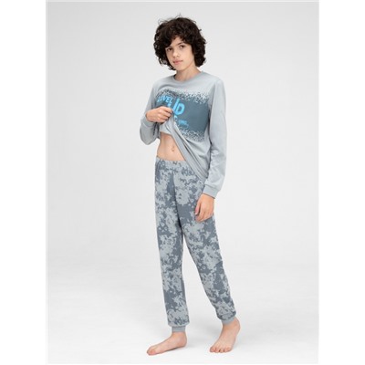 CWJB 50142-23 Комплект для мальчика (джемпер, брюки),серый