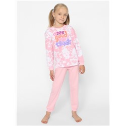 CWKG 50147-27 Комплект для девочки (джемпер, брюки),розовый