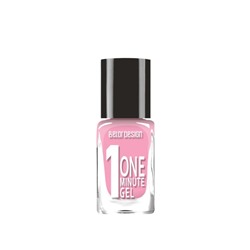 Лак для ногтей One minute gel тон 213 классический розовый, 10мл