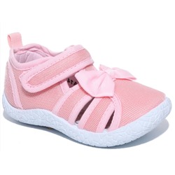 A14504 Детские текстильные сандалии, розовый