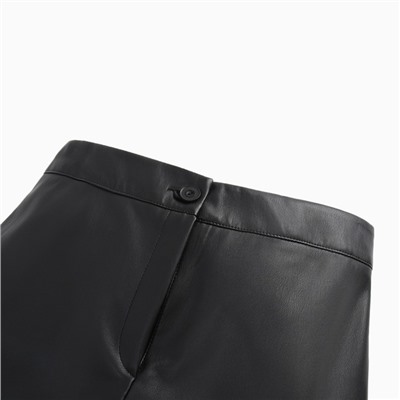 Брюки женские (экокожа) MINAKU: Eco leather цвет чёрный, размер 42