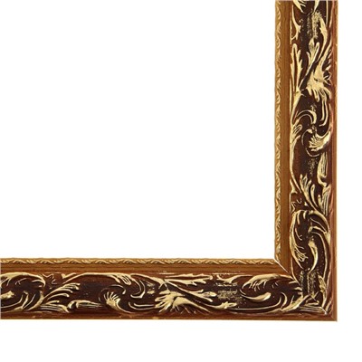 Рама для картин (зеркал) 40 х 60 х 4 см, дерево "Версаль", цвет золотая