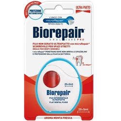 Biorepair Filo Non Cerato Ultrapiatto / Невощеная ультра-плоская зубная нить