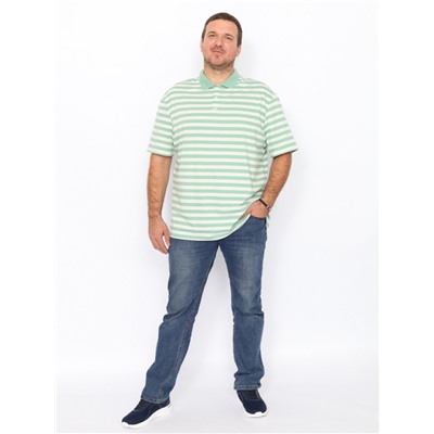CWLM 60375-37 Рубашка-поло мужская,зеленый