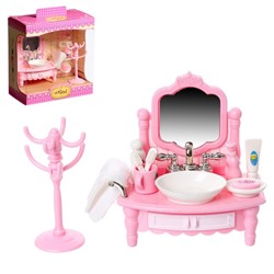 Набор мебели для кукол «Уют-4: ванная комната»