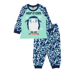 CAK 5390 Пижама для мальчика, темно-синий