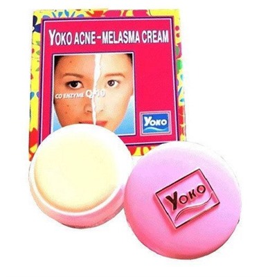 Yoko Крем для лица против акне и пигментации с коэнзимом Q10 / Acne-Melasma Cream, 4 г