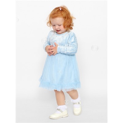 CWNG 63630-43 Платье для девочки,голубой
