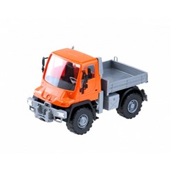 Самосвал бортовой Мерседес "Unimog U 500" (17,5 см. Оранж.)