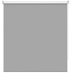 Рулонная штора блэкаут «Штрих», 40х160 см, цвет серый