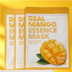 Набор из 3 масок для лица Farmstay с экстрактом манго